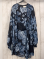 Preview: H&M Kleid Gr. 42  blau schwarz Blumen