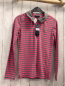 Preview: neu Tommy Hilfiger Langarmshirt Gr. 176  grau pink gestreift