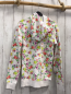 Preview: benetton Sweatjacke Gr. 170  weiß bunte Blumen