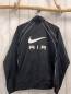 Preview: Nike Joggingjacke Gr. 152  schwarz graue Streifen