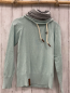 Preview: Naketano  Pullover  Gr. M mint Strick zweilagiger Halsausschnitt Kordel