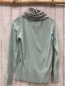 Preview: Naketano  Pullover  Gr. M mint Strick zweilagiger Halsausschnitt Kordel