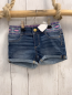 Preview: H&M  Shorts  Gr. 104  blau Jeans bunter Bund mit Rauten 