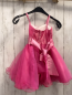 Preview:   Kleid  Gr. 104  pink Tüll breites Gürtelband mit Rosette 