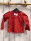 Preview:   Langarmshirt  Gr. 86  rot Blumen