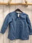 Preview: Alana  Bluse  Gr. 98  blau Jeans gestickte Blumen 