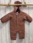 Preview: Little One  Overall  Gr. 62  rotbraun Kapuze 
