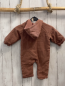 Preview: Little One  Overall  Gr. 62  rotbraun Kapuze 