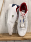 Preview: Lacoste neu Schuhe Gr. 44,5  weiß blau innen rot