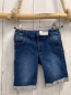 Preview:   Shorts  Gr. 122  blau Jeans Umschlag Bund verstellbar 