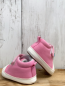 Preview: Sterntaler  Babyschühchen Gr. 17  rosa bunte Schnürsenkel 