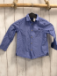 Preview:   Hemd  Gr. 104  hellblau dunkelgraue Punkte 