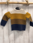Preview:   Pullover  Gr. 92  beige oker blaue Streifen Strick 
