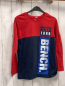 Preview: Bench  Langarmshirt  Gr. 140  rot blau dunkelblau weiße Schrift 