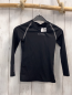 Preview: Decathlon  Skiunterwäsche  Gr. 128  Shirt schwarz graue Schrift + Nähte 