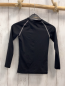 Preview: Decathlon  Skiunterwäsche  Gr. 128  Shirt schwarz graue Schrift + Nähte 