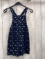 Preview: neu  Playsuit Gr. 122/128  blau weiße Fische 