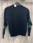 Preview: Minecraft Pullover Gr. 134  schwarz grün weiß Muster Strick