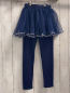 Preview:  Leggings Gr. 128  blau mit Tüllrock