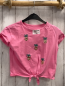 Preview: H&M T-Shirt  Gr. 110  pink goldene Pailettenanas 