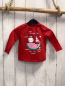 Preview: Waikiki  Langarmshirt  Gr. 68  rot Melonenboot mit Katze 