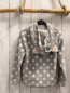 Preview: H&M  Nickyjacke  Gr. 122  hellgrau weiße Punkte Kapuze mit Tiergesicht 