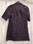 Preview: neu  Longbluse  Gr. 158/164  schwarz rot rosa Blumen 