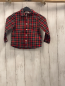 Preview: H&M Hemd Gr. 98  rot oliv kariert