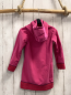 Preview: Jako-o  Kleid  Gr. 104  pink Kapuze rotes Plüschherz + -bund 