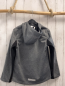 Preview: Northville  Softshelljacke  Gr. 140  grau schwarzer Seitenstreifen + Reißverschluss Kapuze 