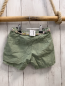 Preview: H&M Shorts Gr. 98  oliv geblümtes Gürtelband