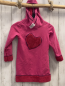 Preview: Jako-o Kleid Gr. 104  pink rotes Plüschherz + Bund