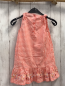 Preview: Sergent Major  Kleid  Gr. 110  hellrot weiß kariert Blumen