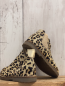 Preview: Mini Boden  Boots  Gr. 26  beige braun dunkelbraun leoprint mit Fell 