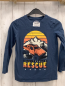 Preview: Oshkosh  Langarmshirt  Gr. 128  blau oranger Jeep Berge Sonne chrift 