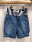 Preview: Jako-o  Shorts  Gr. 104  blau Jeans blau weißer Streifenbund 
