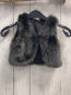 Preview: H&M Weste Gr. 80  grau Plüsch