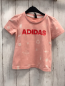 Preview: Adidas  T-Shirt  Gr. 110  rosa weiße Planeten rote Schrift 