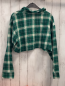 Preview: neu H&M  Bluse Gr. L grün hellgrün weiß grau kariert 