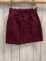 Preview: H&M  Rock Gr. 146  weinrot Kord Gummizugbund 