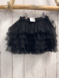 Preview: Zara  Rock Gr. 104  schwarz Tüllüschen mit Glitzerbund 