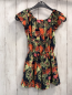Preview: Name it  Playsuit  Gr. 128  schwarz orange mint oliv hellrote Blätter 