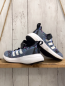 Preview: Adidas  Schuhe  Gr. 33,5   grau lila bunt weiße Streifen + Sohle 