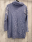 Preview: H&M  Longpulli  Gr. 134/140  hellblau Strick Rolli weiße Kristalle 