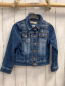 Preview:  Jeansjacke Gr. 116  blau rosegold Knöpfe