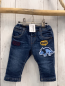 Preview:   Hose  Gr. 68  blau Jeans gefüttert Dino 