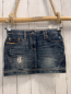 Preview: S´Oliver  Rock  Gr. 158  blau Jeans orange hellgraue Nähte 