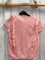 Preview:   T-Shirt  Gr. 146/152  rosa Rüschen mit goldenen Punkten