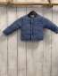 Preview: Alana  Sweatjacke  Gr. 62  blau + blau weißer Streifenbund 