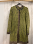 Preview: Marc O´Polo Strickmantel Gr. S grau grün gelb gemustert 37% Alpaka